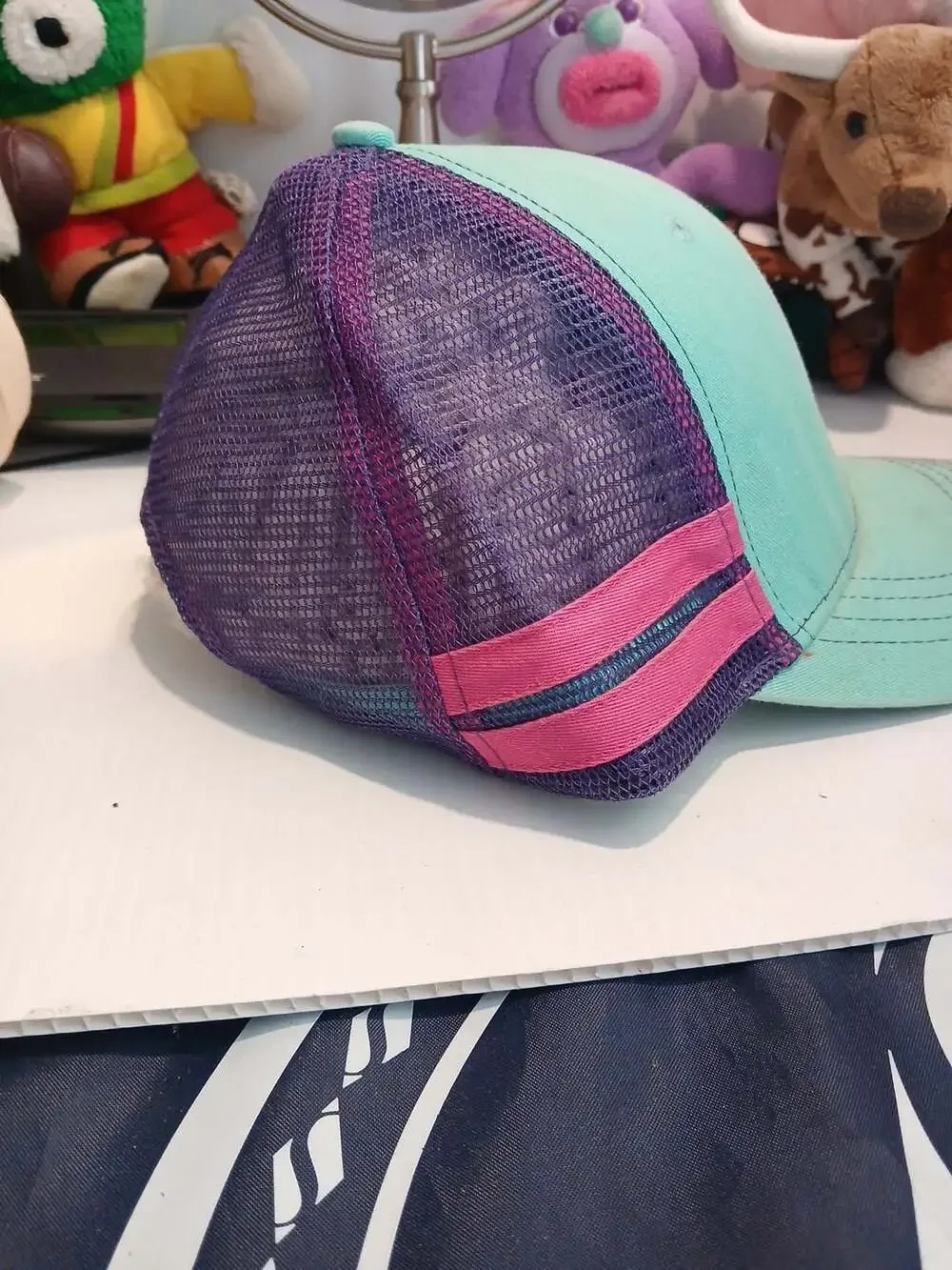 Ariat Trucker Hat One Size Turquoise Purple Pink Snapback Cap